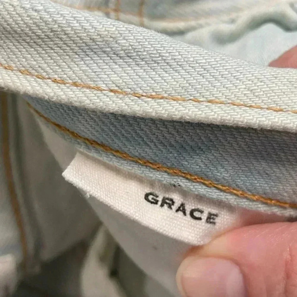 NWT SLVRLAKE Grace Twisted Seam Wide Leg Jeans size 30 - Picture 11 of 14